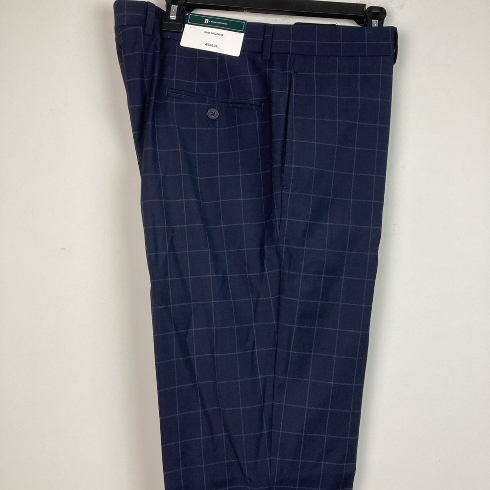 B By Brooks Brothers Mens Classic fit Wool Dress Pants 36x32